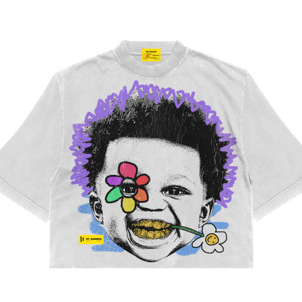 'BLOOM CHILD' TEE | WHITE