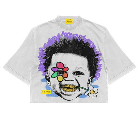 'BLOOM CHILD' TEE | WHITE