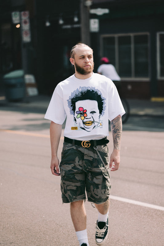 'BLOOM CHILD' TEE | WHITE